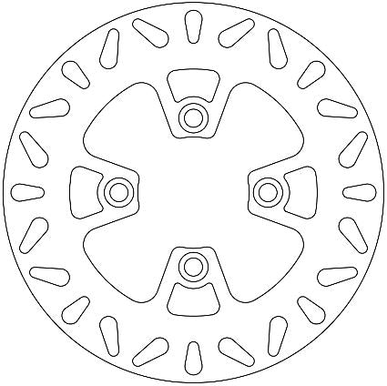 Disque de Frein Fixe SUZUKI - Homologué TÜV
