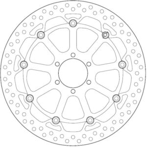 Disque de Frein Flottant APRILIA - Homologué TÜV