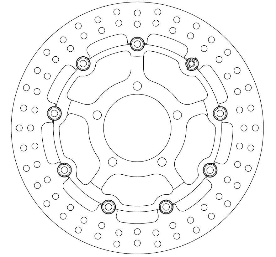Disque de Frein Flottant KAWASAKI - Homologué TÜV