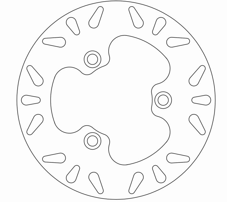 Disque de Frein Fixe SYM - Homologué TÜV