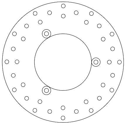 Disque de Frein Fixe YAMAHA - Homologué TÜV