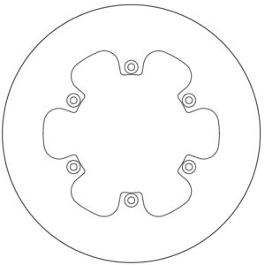 Disque de Frein Beta Ø240x125x110 NbTrou6xØ6.5 NON PERCE
