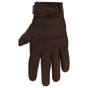 Gants Eté STRADA - Perforés en Cuir - Homologués CE - Marron XXL
