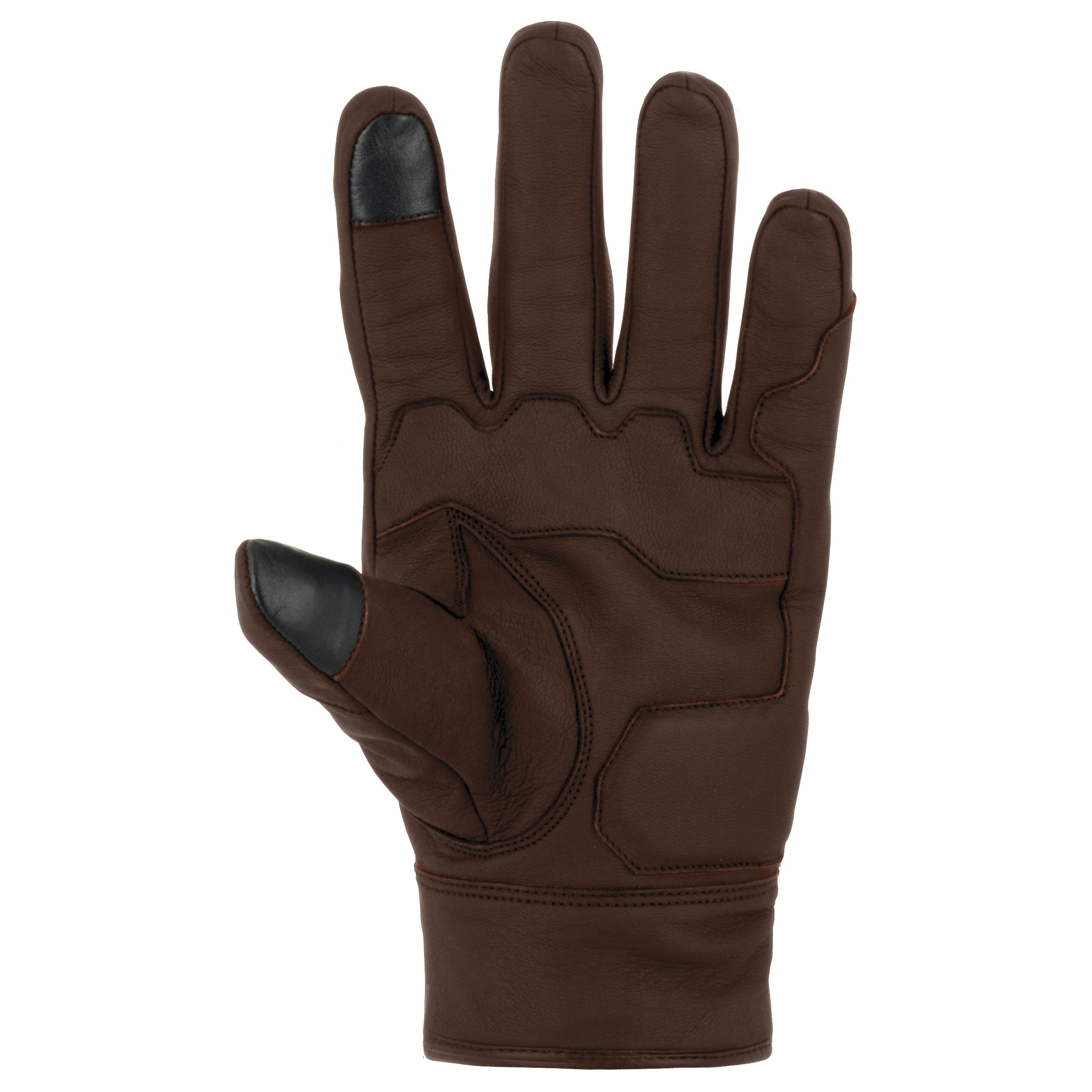Gants Eté STRADA - Perforés en Cuir - Homologués CE - Marron M – Image 2