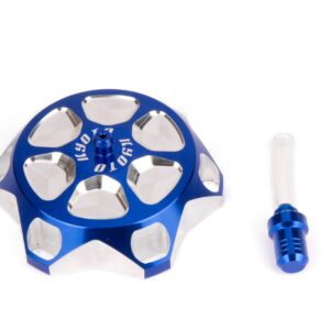 Bouchon de réservoir Yamaha YZ 85-250/ WR 250-450 anodisé Bleu