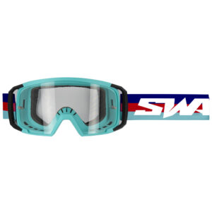 Masque Cross SWAPS SCRUB V2 - BLEU ROUGE TURQUOISE ECRAN TRANSPARENT