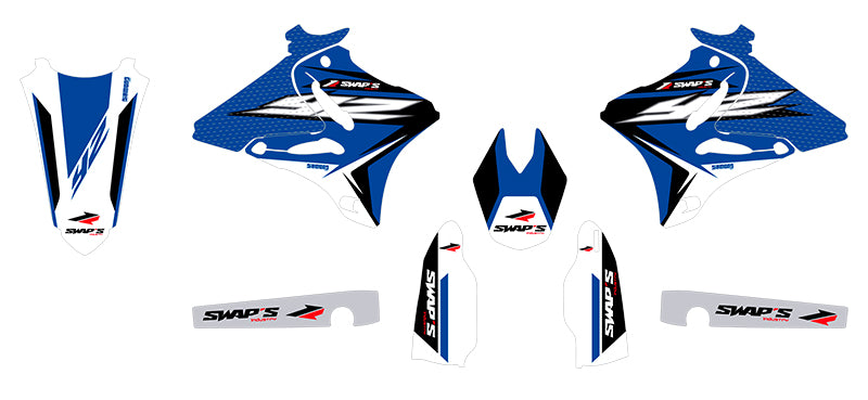 Kit Déco Diamond Light - YAMAHA YZ - Bleu