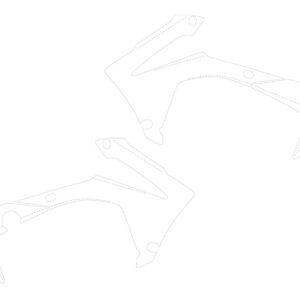 Kit De Protection Transparent Pour Plastiques - HONDA CR-F 250
