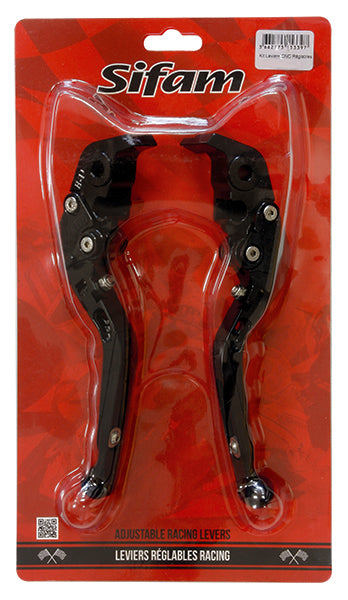Kit Leviers de Frein et d'Embrayage Anodisés Noir pour KAWASAKI – Image 3
