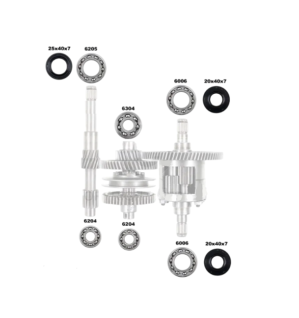 KIT REPARATION BOITE DE VITESSE - MICROCAR MC1 MC2 CAMPUS – Image 2
