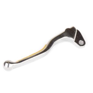 Levier d'embrayage pour SUZUKI et YAMAHA chromé + grip couleur jaune