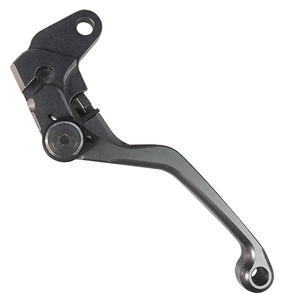 Levier Cross Alu Court Repliable - Frein - Couleur Titane - HONDA CR-F 250 – Image 2