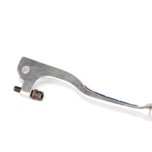 Levier de frein droit pour YAMAHA chromé grip couleur bleu