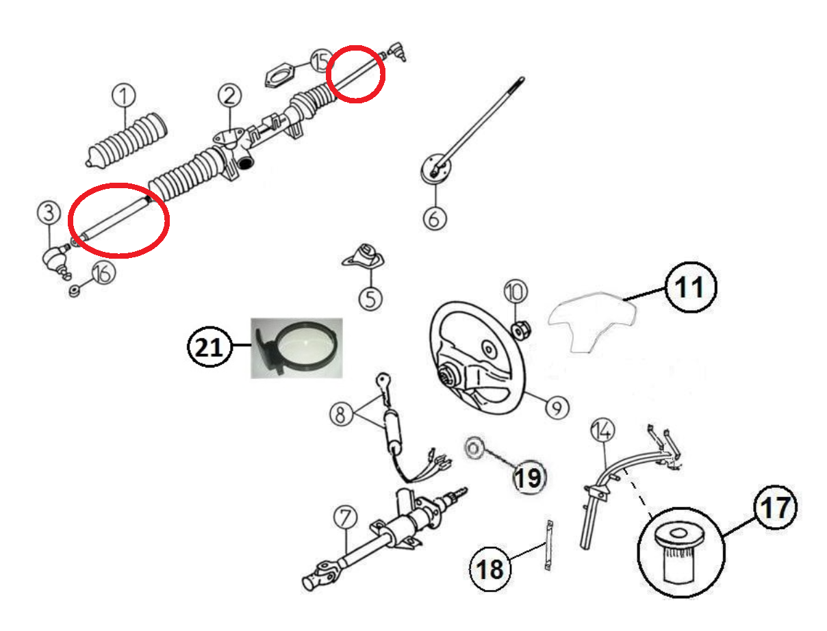 BIELLETTE DE DIRECTION - 210mm - AIXAM CITY CROSSLINE CROSSOVER GTO GAMME IMPULSION – Image 2