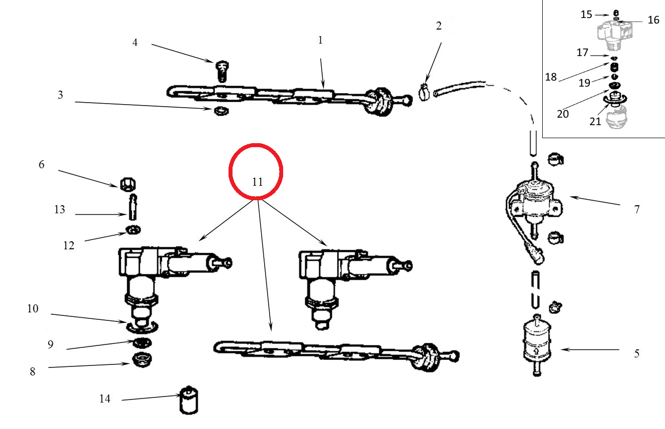 KIT D'INJECTION - MOTEUR LOMBARDINI FOCS PROGRESS – Image 5