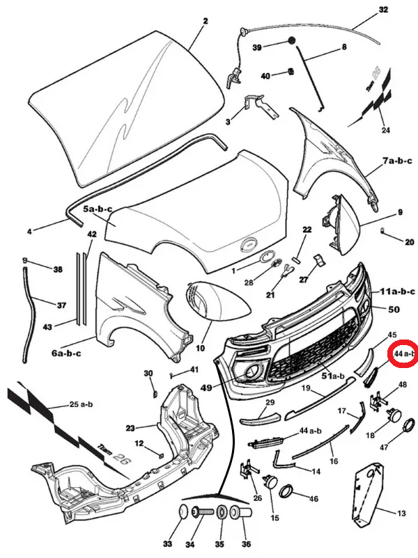 FEU DE JOUR A LED COTE DROIT - MICROCAR M8 – Image 2