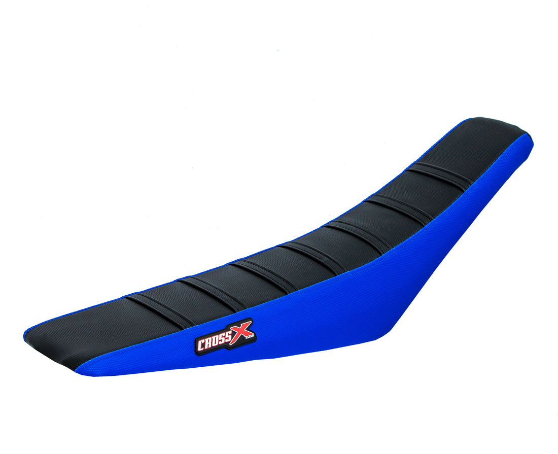 HOUSSE DE SELLE SHERCO SE-R SEF-R TOP BLACK- SIDE BLUE-STRIPES BLACK