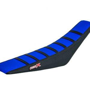 HOUSSE DE SELLE SHERCO SE-R SEF-R - TOP BLUE- SIDE BLACK-STRIPES BLACK