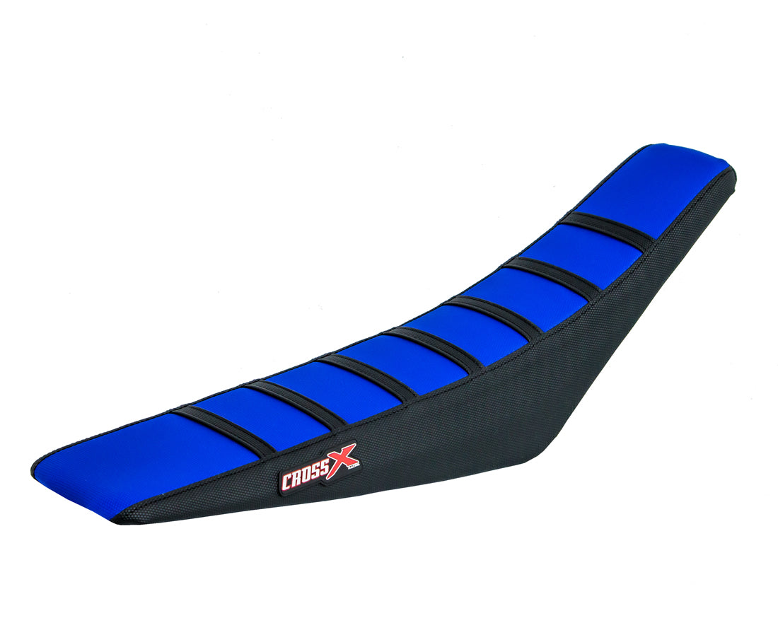 HOUSSE DE SELLE SHERCO SE-R SEF-R - TOP BLUE- SIDE BLACK-STRIPES BLACK
