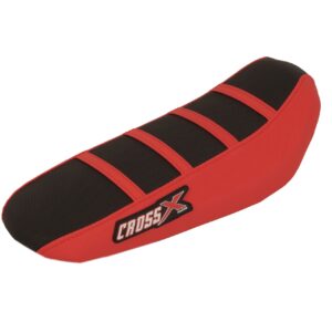 Housse de selle SURRON 2023 Avec Bande, Couleur : Noir Rouge Rouge