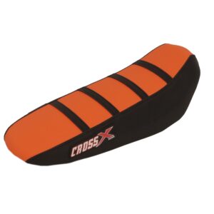 Housse de selle SURRON 2023 Avec Bande, Couleur : Orange Noir Noir