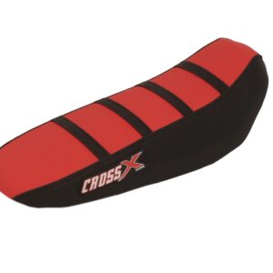 Housse de selle SURRON 2023 Avec Bande, Couleur : Rouge Noir Noir