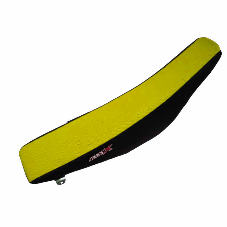 HOUSSE DE SELLE SUZUKI RM 85 02-20 TOP YELLOW- SIDE BLACK (M308-2YB)