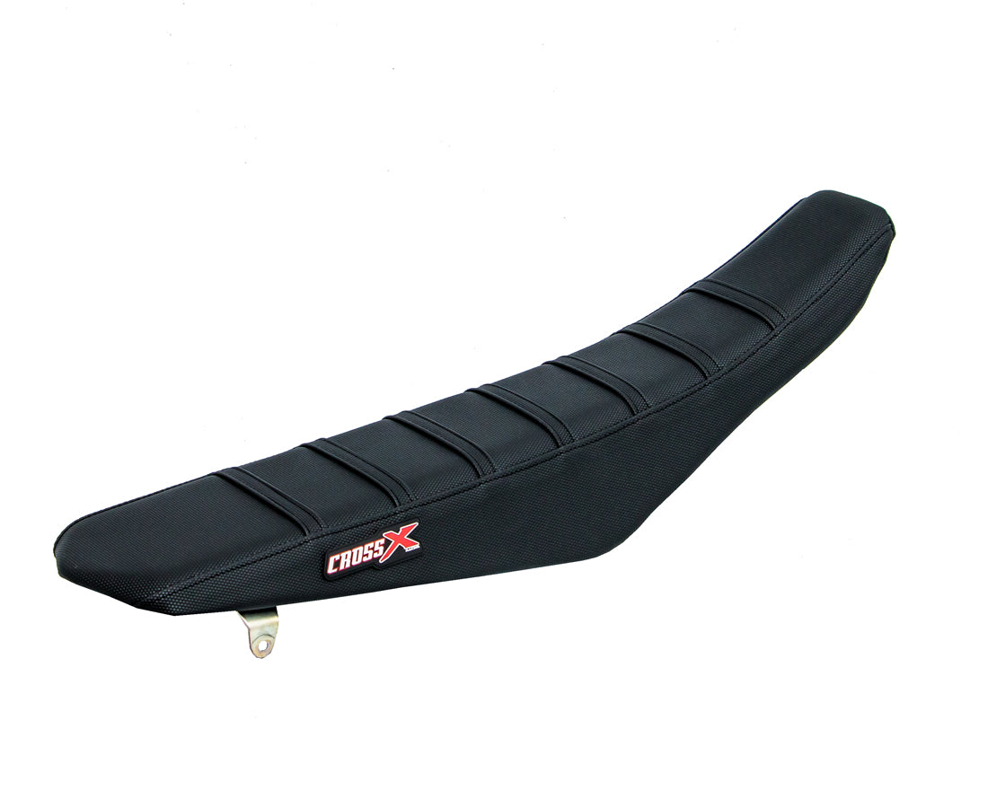 HOUSSE DE SELLE SUZUKI RMZ 250-450 - TOP BLACK- SIDE BLACK-STRIPES BLACK