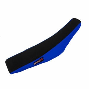 HOUSSE DE SELLE YAMAHA YZF 250 14-18 YZF 450 14-17 WRF 250 15-18 WRF 450 16-18 TOP BLACK- SIDE BLUE (M415-2BBL) + COUVRE CACHE RESERVOIR INCLUS
