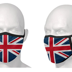 Masque de protection - Vendu à l'unité / Motif drapeau Anglais