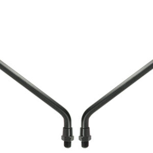 Paire de rétroviseurs ronds universels - M10 - noir