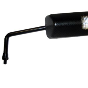 Rétroviseur universels pour scooters type F1 court Clignotant Led - look carbone