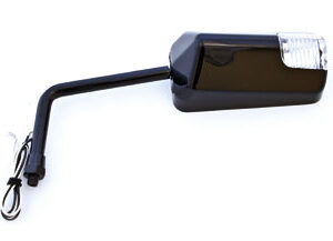 Rétroviseur universels pour scooters type F1 court Clignotant Led - Noir