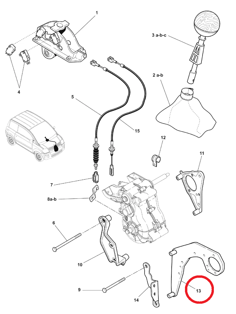 SUPPORT DEMARREUR - MICROCAR MC1 MC2 MGO 1 MGO 2, CHATENET BAROODER CH26, JDM TITANE ALBIZIA ABACA ALOES ROXSY XHEOS, BELLIER DIVANE JADE B8 CAMION DOCKER – Image 2