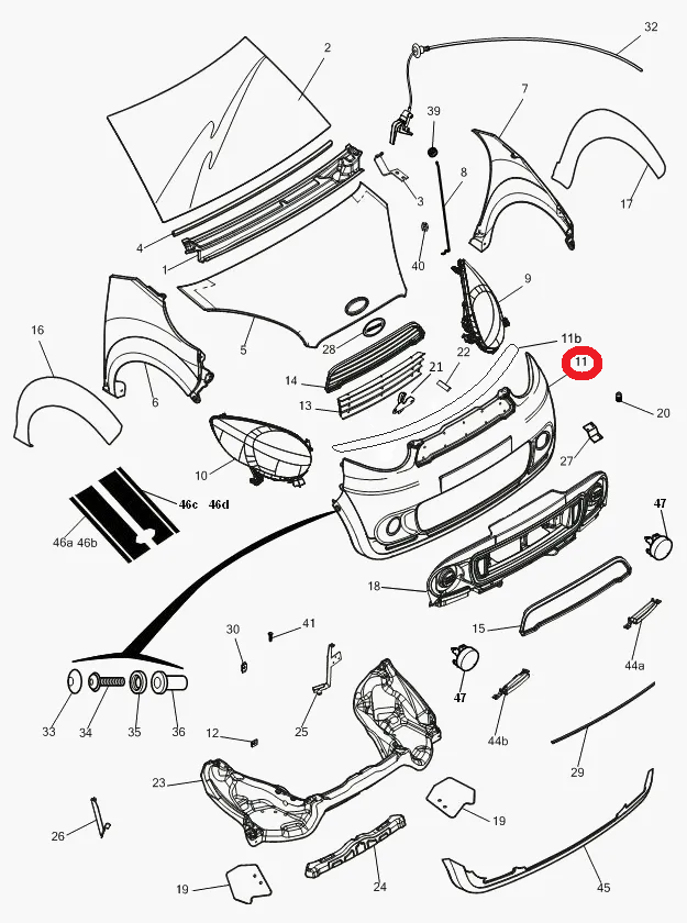 PARE CHOC AVANT - MICROCAR M8 – Image 2