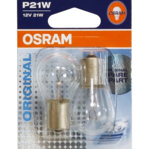 Ampoule Stop 1 fil - 12V 21W Ba15s - Blister 2 Ampoules