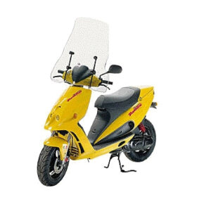 Parebrise Malaguti F12 Haut sans Bord