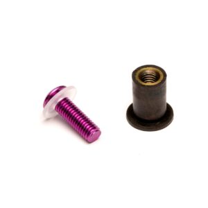 Kit Visserie de parebrise Violet - Ø4mm