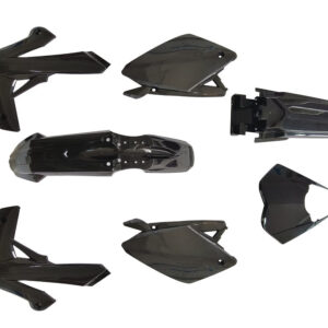 Carénage Rieju MRT - MRT Pro 2009-2021 noir brillant 7 pièces