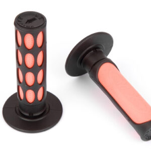 Poignées Bicolore Orange/Noir Ø20/24mm