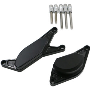 Kit Protection de Carters CNC Anodisés Noir GSX-S 1000 2015-2016 Gauche et Droit