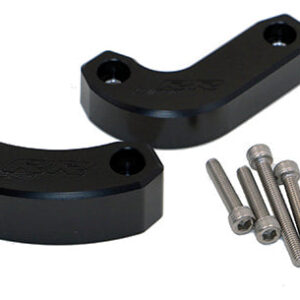 Kit Protection de Carters CNC Anodisés Noir S1000RR 2010-2014 / S1000R 2014-2015 Gauche et Droit