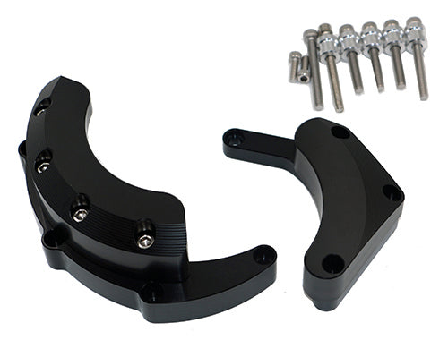 Kit Protection de Carters CNC Anodisés Noir MT-09 2014-2016 Gauche et Droit