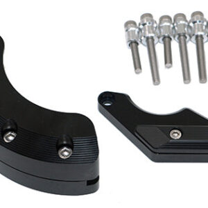 Kit Protection de Carters CNC Anodisés Noir XJ6 2009-2013 Gauche et Droit