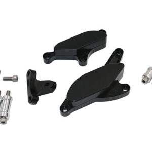 Kit Protection de Carters CNC Anodisés Noir ZX-10R 2008-2010 Gauche et Droit