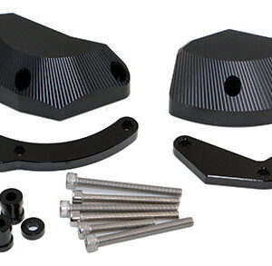 Kit Protection de Carters CNC Anodisés Noir ZX-10R 2011-2015 Gauche et Droit