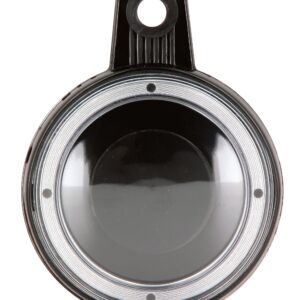 Porte vignette rond noir