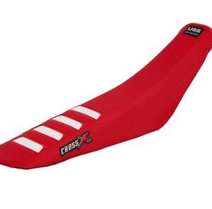 HOUSSE DE SELLE HONDA CRF 450 - UGS COLOR WAVE RED-WHITE
