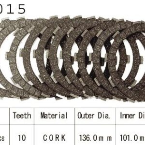 Kit Disques d'Embrayage Garnis Vfr750 R 1988/1991