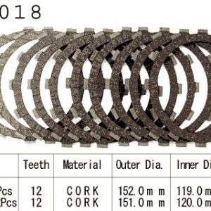 Kit Disques d'Embrayage Garnis St1100 Pan-European 1989/2002
